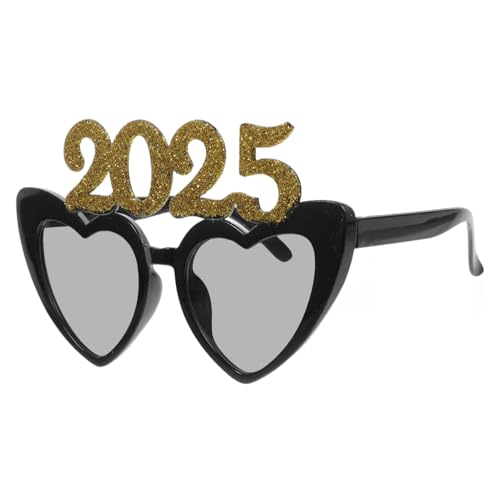 WEKADRIN Partybrille Herzform Goldfarbene Foto Requisiten Brille für Festival Partys Unisex Spaß und Tanzbrille Leichtes Langlebiges Material für Kreative Anlässe WEKADRIN Partybrille Herzform Goldfarbene Foto Requisiten Brille für Festival Partys Unisex Spaß und Tanzbrille Leichtes Langlebiges Material für Kreative Anlässe von WEKADRIN