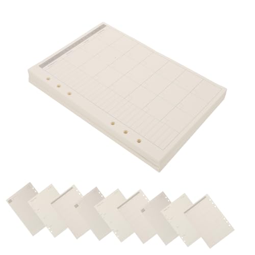 WEKADRIN Planer Nachfüllpapier Gelocht Tages Wochen Monatsplaner Einlagen für Ringbuch Leicht Kompatibel für Effiziente Organisation im Büro und Unterwegs WEKADRIN Planer Nachfüllpapier Gelocht Tages Wochen Monatsplaner Einlagen für Ringbuch Leicht Kompatibel für Effiziente Organisation im Büro und Unterwegs von WEKADRIN