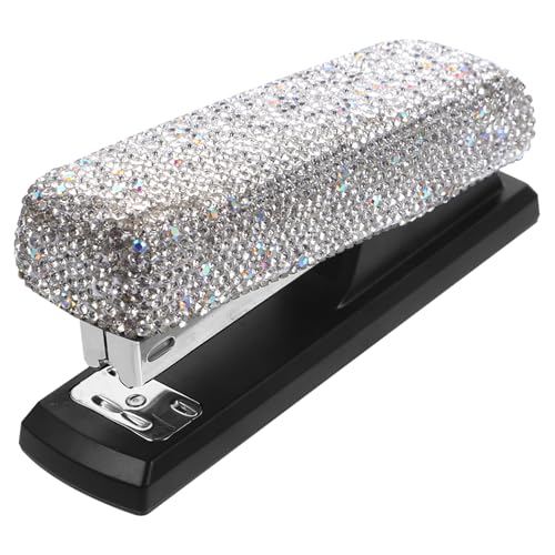 WEKADRIN Rhinestone Handhefter Leicht Metall Heftgerät für Büro Schule Weiß Multifunktional Praktisch für Papierbindung WEKADRIN Rhinestone Handhefter Leicht Metall Heftgerät für Büro Schule Weiß Multifunktional Praktisch für Papierbindung von WEKADRIN