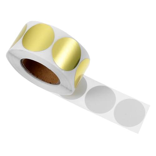 WEKADRIN Runde Goldene Aufkleber Selbstklebende Scrape DIY Etiketten Praktische Geschenkverpackung Ablösbar ohne Rückstände für Scrapbook Partydekoration Geburtstags und Hochzeitsgeschenke WEKADRIN Runde Goldene Aufkleber Selbstklebende Scrape DIY Etiketten Praktische Geschenkverpackung Ablösbar ohne Rückstände für Scrapbook Partydekoration Geburtstags und Hochzeitsgeschenke von WEKADRIN
