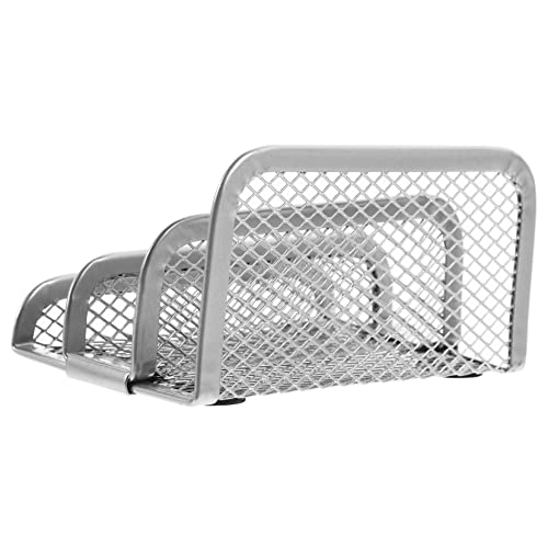 WEKADRIN Schreibtisch Bücherhalter aus Metall Robuster Buchorganizer für Magazine und Briefe Design für Büro Zuhause Schule und Bibliothek Silber Großer Stauraum für Ordnung WEKADRIN Schreibtisch Bücherhalter aus Metall Robuster Buchorganizer für Magazine und Briefe Design für Büro Zuhause Schule und Bibliothek Silber Großer Stauraum für Ordnung von WEKADRIN