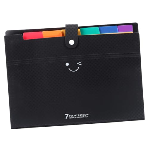 WEKADRIN Schwarzer Pp akkordeon ordner Fächer Robuster Erweiterbarer Dateiordner mit Register Dokumentenorganizer für Büro Schule Belege und Wichtige Dokumente WEKADRIN Schwarzer Pp akkordeon ordner Fächer Robuster Erweiterbarer Dateiordner mit Register Dokumentenorganizer für Büro Schule Belege und Wichtige Dokumente von WEKADRIN