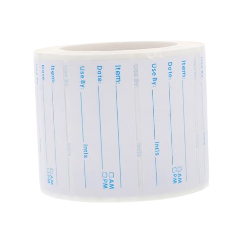 WEKADRIN Selbstklebende Küchenetiketten zum Beschriften Blaue Lebensmittel Aufkleber English Record Date Stickers mit Beschreibbaren Vorratsdosen Etiketten für Gläser und Verpackungen WEKADRIN Selbstklebende Küchenetiketten zum Beschriften Blaue Lebensmittel Aufkleber English Record Date Stickers mit Beschreibbaren Vorratsdosen Etiketten für Gläser und Verpackungen von WEKADRIN