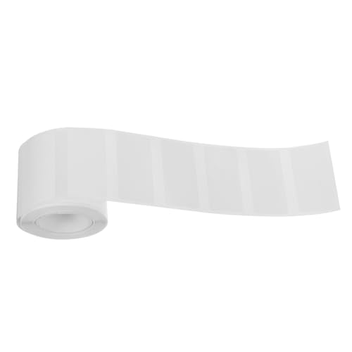 WEKADRIN Selbstklebende PVC Aufkleber Weiß Klassifizierungs etiketten für Vorratsdosen Flaschen Glasbehälter Bürobedarf Beschriftbar Langlebig Praktisch für Lebensmittelaufbewahrung von WEKADRIN