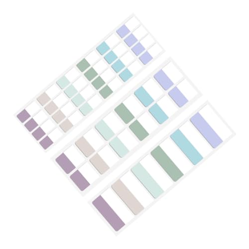 WEKADRIN Selbstklebende Page Marker Pastellfarbene Haftnotizen Pet Material Schreibbar Leicht Tragbar Für Buchannotation Büro Lernen WEKADRIN Selbstklebende Page Marker Pastellfarbene Haftnotizen Pet Material Schreibbar Leicht Tragbar Für Buchannotation Büro Lernen von WEKADRIN