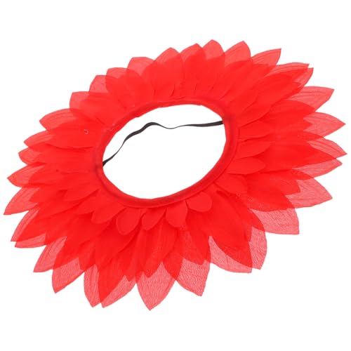 WEKADRIN Sonnenblumen Kopfbedeckung für Kostüm Events Leichter Haarschmuck aus Seidenstoff für Partys und Auftritte für Fotos und Unvergessliche von WEKADRIN