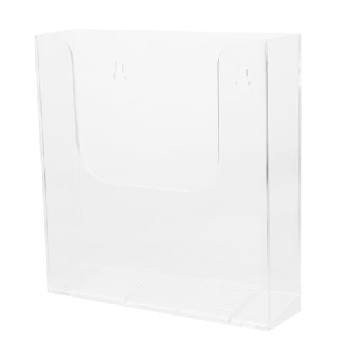 WEKADRIN Transparenter Acryl Wand organizer Dokumentenhalter Wandmontage Büro Regal für Broschüren Zeitschriften Fächer Stehsammler Klarer Magazinhalter WEKADRIN Transparenter Acryl Wand organizer Dokumentenhalter Wandmontage Büro Regal für Broschüren Zeitschriften Fächer Stehsammler Klarer Magazinhalter von WEKADRIN