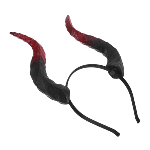 WEKADRIN Verstellbares Ox Horn Haarreif Halloween Kopfband mit Abnehmbaren Hörnern Leichtes Haarschonendes Cosplay Zubehör für Karneval Fest Kostüm Party von WEKADRIN