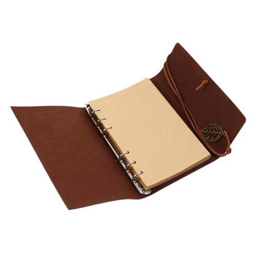 WEKADRIN Vintage Pu leder Notizbuch Reisetagebuch mit Losem Robustes Leichtes Journal für Planung Tagebuch Notizen für Studenten Reisende Büro und Alltag WEKADRIN Vintage Pu leder Notizbuch Reisetagebuch mit Losem Robustes Leichtes Journal für Planung Tagebuch Notizen für Studenten Reisende Büro und Alltag von WEKADRIN