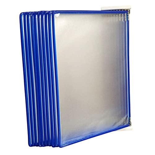 WEKADRIN Wandhängender Dokumentenhalter aus Stabilem Material Blauer Büro Organizer für Akten Zeitschriften und Konferenzunterlagen Platzsparendes Wandregal für Geordnete Ablage von WEKADRIN