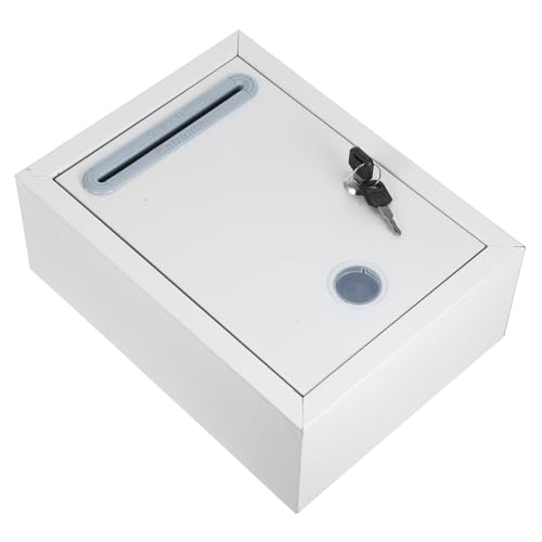 WEKADRIN Wandmontierte Abschließbare für Spenden Vorschläge und Rückmeldungen Sichere Sammelbox mit Einwurfslot für Briefe Installieren und Langlebig WEKADRIN Wandmontierte Abschließbare für Spenden Vorschläge und Rückmeldungen Sichere Sammelbox mit Einwurfslot für Briefe Installieren und Langlebig von WEKADRIN