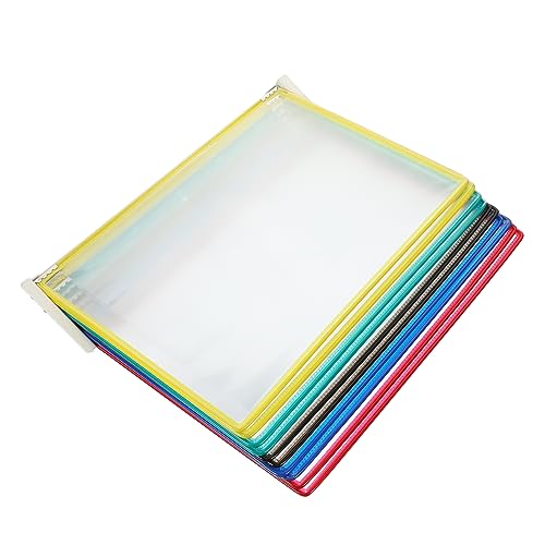 WEKADRIN Wandmontierter Dokumentenhalter Seitig Transparenter Aktenorganizer aus Robustem Material Platzsparend für Bürobedarf und Schreibwaren zur Ablage von Dateien und von WEKADRIN