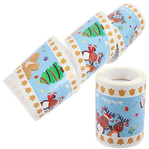 WEKADRIN Weihnachtlicher Cartoon Border Sticker Selbstklebende Verschleißfeste Dekorative Rahmenfolie für Klassenzimmer Whiteboard Fenster und Partys WEKADRIN Weihnachtlicher Cartoon Border Sticker Selbstklebende Verschleißfeste Dekorative Rahmenfolie für Klassenzimmer Whiteboard Fenster und Partys von WEKADRIN