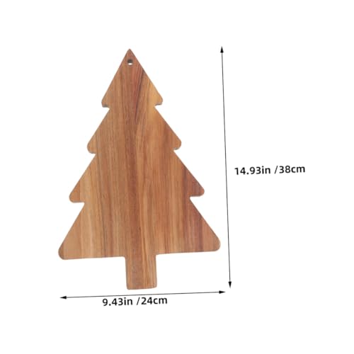 WEKADRIN Weihnachtsbaum Servierbrett aus Holz Doppelseitig Nachhaltiges Schneide Käsebrett Ergonomisch Polierte Kanten Geruchs Fleckenresistent für Desserts und Snacks WEKADRIN Weihnachtsbaum Servierbrett aus Holz Doppelseitig Nachhaltiges Schneide Käsebrett Ergonomisch Polierte Kanten Geruchs Fleckenresistent für Desserts und Snacks von WEKADRIN