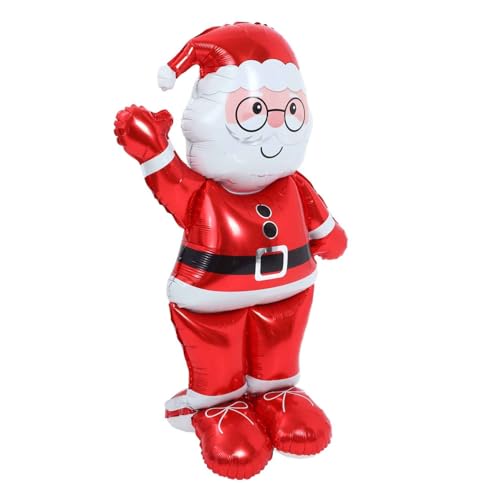 WEKADRIN Weihnachtsmann-Ballon Vorabend Weihnachten süß erste Name Partydekorationen Weihnachtsballon aus Aluminiumfolie Großer aufblasbarer Weihnachtsmann Outdoor-Weihnachts-Hüpfburgen rot WEKADRIN Weihnachtsmann-Ballon Vorabend Weihnachten süß erste Name Partydekorationen Weihnachtsballon aus Aluminiumfolie Großer aufblasbarer Weihnachtsmann Outdoor-Weihnachts-Hüpfburgen rot von WEKADRIN