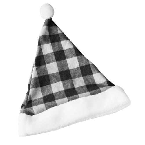 WEKADRIN Weihnachtsmütze Kariertem Muster Unisex Weihnachtskostüm Leichter und Bequemer Nikolaus Hut für Weihnachtsfeier Partydekoration und Fotorequisit WEKADRIN Weihnachtsmütze Kariertem Muster Unisex Weihnachtskostüm Leichter und Bequemer Nikolaus Hut für Weihnachtsfeier Partydekoration und Fotorequisit von WEKADRIN