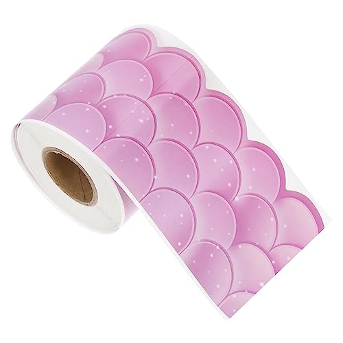 WEKADRIN Wellenförmige Wandbordüre Sticker für Klassenzimmer DIY Regenbogen Wellenmuster für Pinnwand und Schiefertafel Dekoration Bastelprojekte und Partys von WEKADRIN