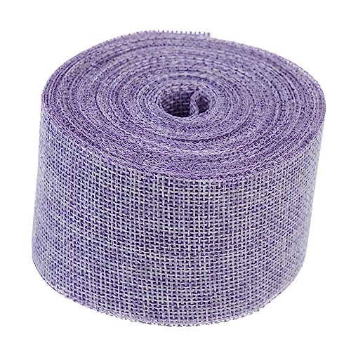 WEKAMOS 1 Rolle Dekorativer Bastelband Leinenoptik Lange Schleifen für Hochzeiten und Festlichkeiten für Blumensträuße und Diy Projekte WEKAMOS 1 Rolle Dekorativer Bastelband Leinenoptik Lange Schleifen für Hochzeiten und Festlichkeiten für Blumensträuße und Diy Projekte von WEKAMOS
