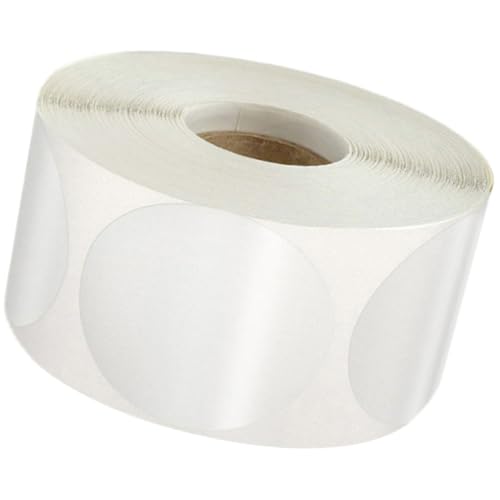 WEKAMOS 1 Rolle Runde Transparente Klebepunkte Selbstklebende Etiketten für Rolle Beschriften und Versiegeln von Umschlägen Behältern und WEKAMOS 1 Rolle Runde Transparente Klebepunkte Selbstklebende Etiketten für Rolle Beschriften und Versiegeln von Umschlägen Behältern und von WEKAMOS