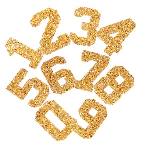 WEKAMOS 1 Satz Strass Nummern Aufbügler Patches für DIY Kleidung Glitzer Applikation für Taschen Hüte Jacken zum Verzieren und Reparieren von Kleidung und Accessoires WEKAMOS 1 Satz Strass Nummern Aufbügler Patches für DIY Kleidung Glitzer Applikation für Taschen Hüte Jacken zum Verzieren und Reparieren von Kleidung und Accessoires von WEKAMOS