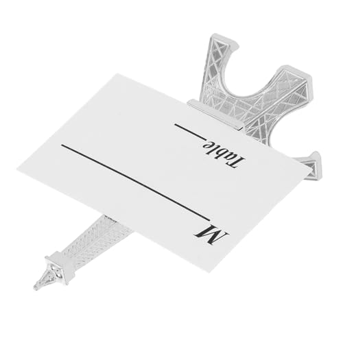WEKAMOS 1 Satz Tischkartenhalter aus Elegante Fotohalter für Hochzeiten Partys und Restaurants Multifunktionale Karten und Memo Clips für Tischdekoration Stabil und Langlebig von WEKAMOS