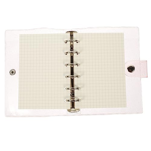 WEKAMOS 1 Satz Wasserdichter Ringe Notizbuchbinder im Bling mit Kariertem für Kreative Planung und Notizen für Unterwegs Anlässe von WEKAMOS