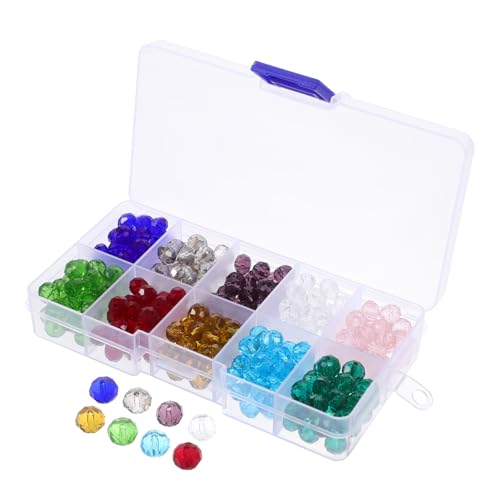WEKAMOS 1 Schachtel Fächer Box Flache Glasperlen DIY Schmuck Zubehör Armband Bastelperlen für Halskette Ohrringe Handyketten Handgelenksschmuck WEKAMOS 1 Schachtel Fächer Box Flache Glasperlen DIY Schmuck Zubehör Armband Bastelperlen für Halskette Ohrringe Handyketten Handgelenksschmuck von WEKAMOS