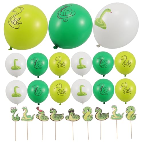WEKAMOS 1 Set Schlangenballon Dekoration Tiere Party Cupcake Topper Tiere Geburtstagsparty Zubehör Schlangenparty Themendekorationen Tiere Party Kuchendekorationen Papier WEKAMOS 1 Set Schlangenballon Dekoration Tiere Party Cupcake Topper Tiere Geburtstagsparty Zubehör Schlangenparty Themendekorationen Tiere Party Kuchendekorationen Papier von WEKAMOS