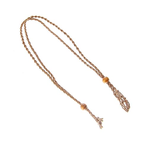 WEKAMOS 1 Stück Einzigartige Verstellbare Halskette Handgewebtem Seil Dekorativer Halter für Schmuck DIY Anhänger und Mehr für Kreative und Schmuckliebhaber WEKAMOS 1 Stück Einzigartige Verstellbare Halskette Handgewebtem Seil Dekorativer Halter für Schmuck DIY Anhänger und Mehr für Kreative und Schmuckliebhaber von WEKAMOS