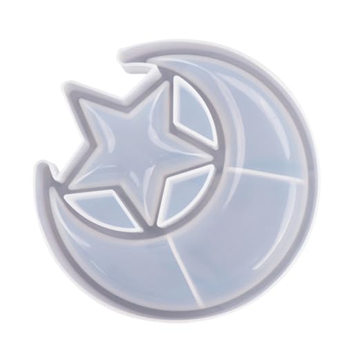 WEKAMOS 1 Stück Silikonform für DIY Projekte Stern und Mond Design Hitze und Kältebeständig Flexible Gießform für Aufbewahrungsschalen und Bastelbedarf Einfach zu Verwenden Reinigen WEKAMOS 1 Stück Silikonform für DIY Projekte Stern und Mond Design Hitze und Kältebeständig Flexible Gießform für Aufbewahrungsschalen und Bastelbedarf Einfach zu Verwenden Reinigen von WEKAMOS