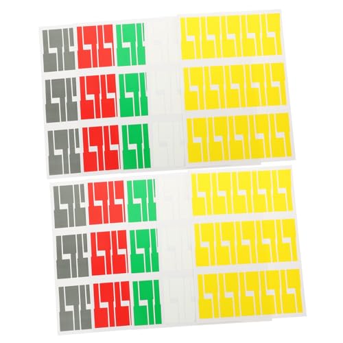WEKAMOS 10 Blatt Bunte Selbstklebende Kabelbeschriftungen Wasserdichte und Reißfeste Etiketten für Büro und Schule Praktische Kabelorganizer zur Einfachen Kabelkennzeichnung WEKAMOS 10 Blatt Bunte Selbstklebende Kabelbeschriftungen Wasserdichte und Reißfeste Etiketten für Büro und Schule Praktische Kabelorganizer zur Einfachen Kabelkennzeichnung von WEKAMOS