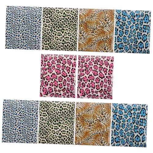 WEKAMOS 10 Blatt Teiliges Heat Transfer Film PU Folie für DIY Kleidung Hitzebeständige Transfermembran mit Leopardenmuster Vielseitig zum Beschriften und Verzieren von Textilien Wie T WEKAMOS 10 Blatt Teiliges Heat Transfer Film PU Folie für DIY Kleidung Hitzebeständige Transfermembran mit Leopardenmuster Vielseitig zum Beschriften und Verzieren von Textilien Wie T von WEKAMOS
