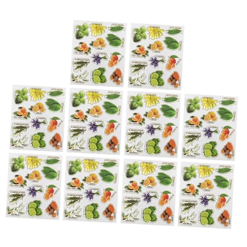 WEKAMOS 10 Blatt Teiliges Selbstklebender Kosmetiketiketten für Ätherische Ölflaschen Vielseitige Aufkleber für Flaschen Vorratsdosen und Gläser Praktische DIY Flaschenetiketten zum WEKAMOS 10 Blatt Teiliges Selbstklebender Kosmetiketiketten für Ätherische Ölflaschen Vielseitige Aufkleber für Flaschen Vorratsdosen und Gläser Praktische DIY Flaschenetiketten zum von WEKAMOS