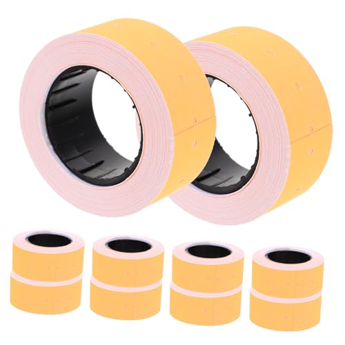 WEKAMOS 10 Rollen Selbstklebende Preisschilder Etikettenpapier für Preisauszeichnung Haftend Langlebig Klare Druckqualität für Verkaufskostenmarkierung im Einzelhandel und WEKAMOS 10 Rollen Selbstklebende Preisschilder Etikettenpapier für Preisauszeichnung Haftend Langlebig Klare Druckqualität für Verkaufskostenmarkierung im Einzelhandel und von WEKAMOS