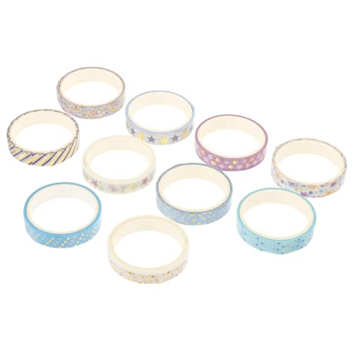 WEKAMOS 10 Rollen Washi Klebeband Dekoratives Masking Tape für Scrapbooking und DIY Zufällige Designs für Tagebuch Geschenkverpackung und Kreative Bastelprojekte WEKAMOS 10 Rollen Washi Klebeband Dekoratives Masking Tape für Scrapbooking und DIY Zufällige Designs für Tagebuch Geschenkverpackung und Kreative Bastelprojekte von WEKAMOS