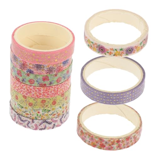 WEKAMOS 10 Rollen Washi Tape pro Dekoratives Klebeband mit Filigranen Mustern Vielseitig für Scrapbooking DIY Basteln Tagebuch Klassisch Vintage Stil WEKAMOS 10 Rollen Washi Tape pro Dekoratives Klebeband mit Filigranen Mustern Vielseitig für Scrapbooking DIY Basteln Tagebuch Klassisch Vintage Stil von WEKAMOS