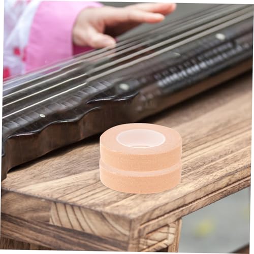 WEKAMOS 10 Stück Atmungsaktives Hautfarbenes Guzheng Fingerschutz Klebeband Flexibles Allergikerfreundliches Fingerband für Guzheng und Pipa Spieler zur Fingerfixierung und Schutz bei von WEKAMOS