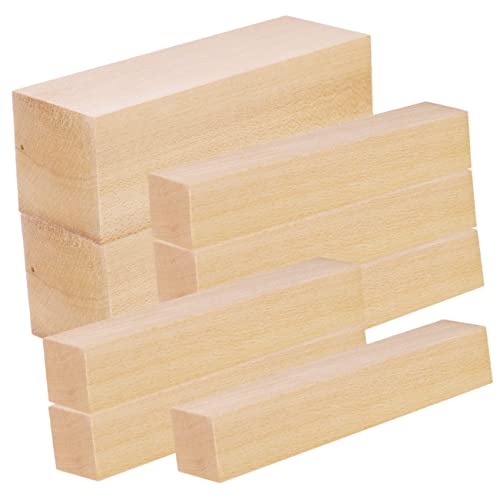 WEKAMOS 10 Stück Basswood Schnitzblöcke Set Unbehandelte Holzblöcke für DIY Holzschnitz Projekte für Anfänger und Kreative Bastelarbeiten WEKAMOS 10 Stück Basswood Schnitzblöcke Set Unbehandelte Holzblöcke für DIY Holzschnitz Projekte für Anfänger und Kreative Bastelarbeiten von WEKAMOS