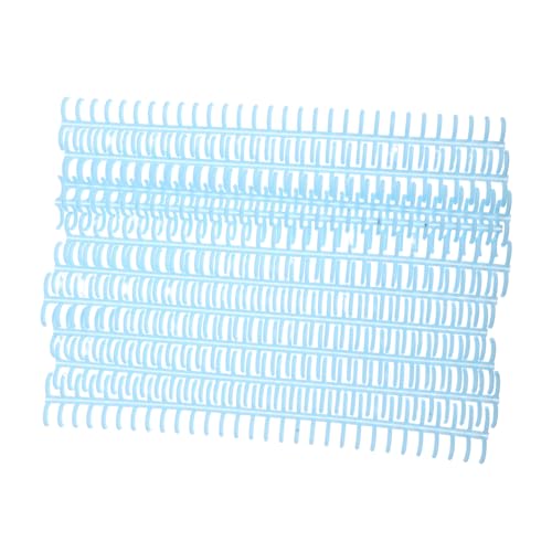 WEKAMOS 10 Stück Buchbindering Zubehör für Loseblatt-Notizbücher Befestigungsringe BINDER -Mechanismen Bindemittel Zubehör Kammbindemittelstacheln Buchrücken aus Kunststoff Plastik Blau WEKAMOS 10 Stück Buchbindering Zubehör für Loseblatt-Notizbücher Befestigungsringe BINDER -Mechanismen Bindemittel Zubehör Kammbindemittelstacheln Buchrücken aus Kunststoff Plastik Blau von WEKAMOS