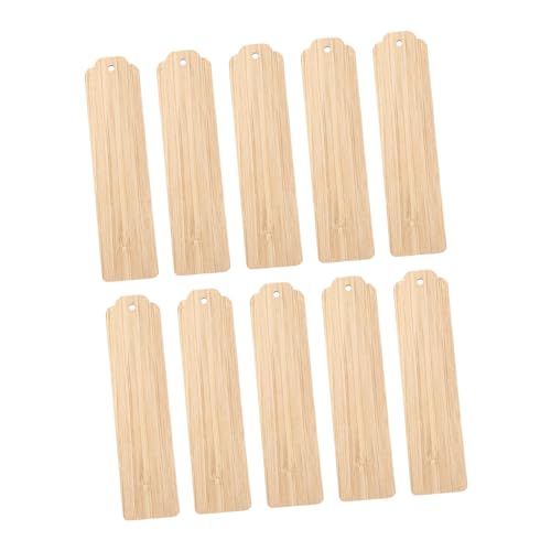 WEKAMOS 10 Stück DIY Holz Lesezeichen Blanko zum Beschriften und Bemalen Unbehandelte Holzschilder für Basteln Dekoration und Geschenkideen für Leser Schüler und Kreative WEKAMOS 10 Stück DIY Holz Lesezeichen Blanko zum Beschriften und Bemalen Unbehandelte Holzschilder für Basteln Dekoration und Geschenkideen für Leser Schüler und Kreative von WEKAMOS