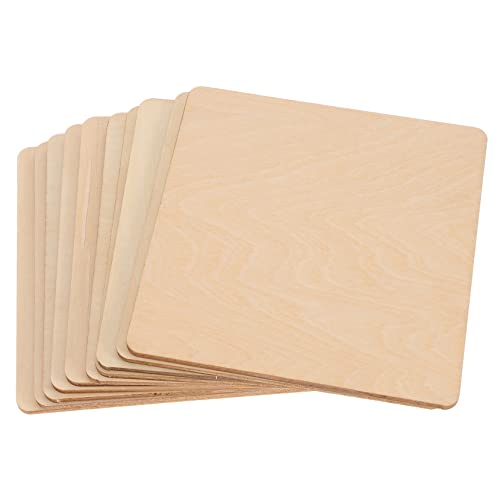 WEKAMOS 10 Stück DIY Unbehandelte Holzplatten für Bastelprojekte für Modellbau Holzgestaltung und Kreative Handarbeiten Hochwertigem Pappelholz Leicht zu Bemalen Gravieren WEKAMOS 10 Stück DIY Unbehandelte Holzplatten für Bastelprojekte für Modellbau Holzgestaltung und Kreative Handarbeiten Hochwertigem Pappelholz Leicht zu Bemalen Gravieren von WEKAMOS