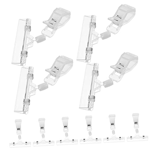 WEKAMOS 10 Stück Drehbare Preisetiketten Clips Transparente Schilderhalter für Supermärkte Einzelhandel Werbung Vielseitige Anwendung für Preisschilder Memos Ausstellungen WEKAMOS 10 Stück Drehbare Preisetiketten Clips Transparente Schilderhalter für Supermärkte Einzelhandel Werbung Vielseitige Anwendung für Preisschilder Memos Ausstellungen von WEKAMOS