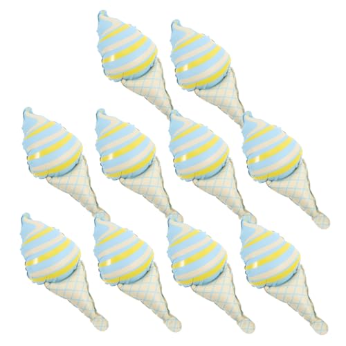 WEKAMOS 10 Stück Eiscreme Folienballons Geburtstagsdeko mit Eiscreme Einfache Partydekoration Schnelle Aufblasbar für Kindergeburtstag und Eisthema Feiern WEKAMOS 10 Stück Eiscreme Folienballons Geburtstagsdeko mit Eiscreme Einfache Partydekoration Schnelle Aufblasbar für Kindergeburtstag und Eisthema Feiern von WEKAMOS