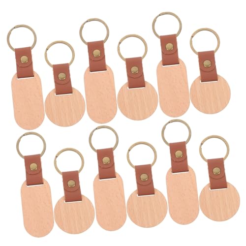 WEKAMOS 10 Stück Holz Schlüsselanhänger Rohlinge aus Massivem Buchenholz Oval und Rund zum Gravieren und Bemalen DIY Schlüsselring Blanko für Basteln Geschenke Taschenanhänger Langlebiges WEKAMOS 10 Stück Holz Schlüsselanhänger Rohlinge aus Massivem Buchenholz Oval und Rund zum Gravieren und Bemalen DIY Schlüsselring Blanko für Basteln Geschenke Taschenanhänger Langlebiges von WEKAMOS