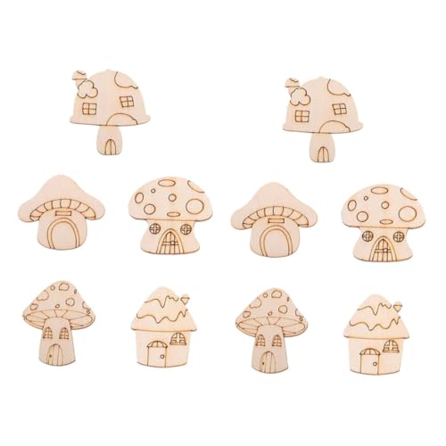 WEKAMOS 10 Stück Holzpilzscheiben Dekorative Pilze Pilz-party-dekorationen Unfertige Pilze Pilzverzierungen Holzpilze Hölzerne Eicheln Zum Basteln Pilzfiguren Aus Holz Handwerk Holz Khaki WEKAMOS 10 Stück Holzpilzscheiben Dekorative Pilze Pilz-party-dekorationen Unfertige Pilze Pilzverzierungen Holzpilze Hölzerne Eicheln Zum Basteln Pilzfiguren Aus Holz Handwerk Holz Khaki von WEKAMOS