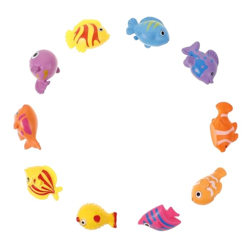 WEKAMOS 10 Stück Miniatur Meerestiere Figuren Teiliges Kunststoff Fische Deko für Aquarium Garten Tischdekoration für Mini Landschaften und Puppenhausgestaltung WEKAMOS 10 Stück Miniatur Meerestiere Figuren Teiliges Kunststoff Fische Deko für Aquarium Garten Tischdekoration für Mini Landschaften und Puppenhausgestaltung von WEKAMOS