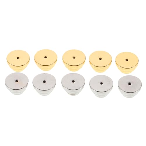 WEKAMOS 10 Stück Ohrstecker-hebeverschlüsse: Ohrringhalter Aus Metall 0,31 X 0,12 Zoll – 3-stufige Ohrringverschlüsse Für Hängende Ohrläppchen – Sicherer Und Bequemer Halt WEKAMOS 10 Stück Ohrstecker-hebeverschlüsse: Ohrringhalter Aus Metall 0,31 X 0,12 Zoll – 3-stufige Ohrringverschlüsse Für Hängende Ohrläppchen – Sicherer Und Bequemer Halt von WEKAMOS