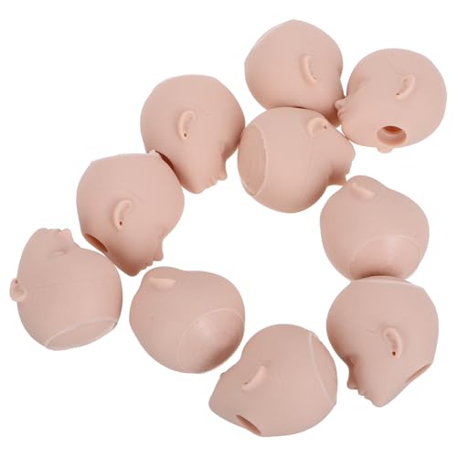 WEKAMOS 10 Stück Puppenköpfe zum Schminken Austauschbare Köpfe für DIY Projekte Realistische Augenöffnungen zum Üben von Make Up Techniken für Kreative Bastelideen WEKAMOS 10 Stück Puppenköpfe zum Schminken Austauschbare Köpfe für DIY Projekte Realistische Augenöffnungen zum Üben von Make Up Techniken für Kreative Bastelideen von WEKAMOS