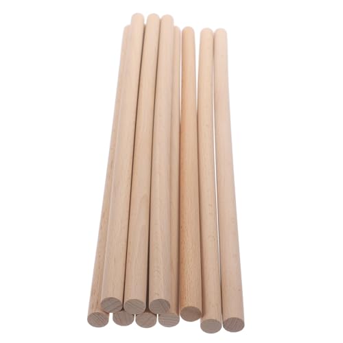 WEKAMOS 10 Stück Teiliges Buche Holzstab DIY Drumstick Bastelset Holzstäbe Naturmaterialien Basteln Holzstab Zubehör für Handwerkliche Projekte WEKAMOS 10 Stück Teiliges Buche Holzstab DIY Drumstick Bastelset Holzstäbe Naturmaterialien Basteln Holzstab Zubehör für Handwerkliche Projekte von WEKAMOS