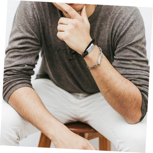 WEKAMOS 10 Stück Teiliges Edelstahl Magnetverschluss für Armband und Kette Rostfreie Flache Magnetklammern mit Schnellem Verbinden Geeignet für Leder Textilbänder Langlebig und von WEKAMOS